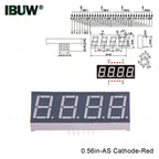 0.56inch Digital tube Common AnodeCathode Red 1 2 3 4 Bit digital Tube LED Display 7 segment 0.56