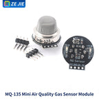 Smoke Gas Sensor Module MQ‑2/3/4/5/6/7/8/9/131/135/136/137, Alcohol Detection