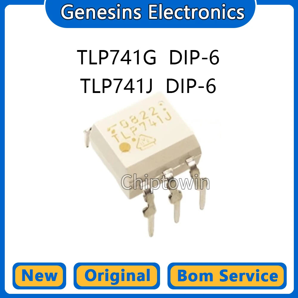 10PCS TLP741G DIP-6 Optocoupler IC 6-Pin DIP Isolation Photocoupler for Circuit Protection & Signal Transmission