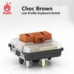Kailh Choc Low Profile Switch 1350 Chocolate Keyboard Switch Clicky Tactile Linear White Switches Mechanical Keyboard for Laptop