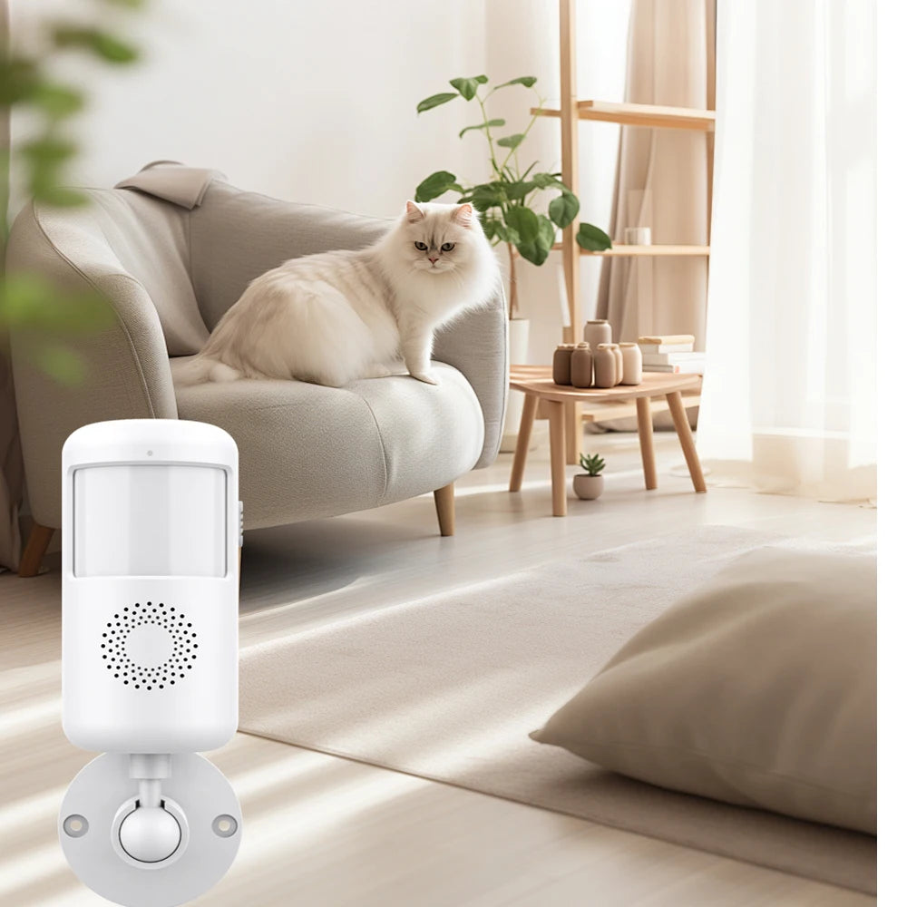 Taya Smart Home PIR Motion Sensor, Human Infrared Detector Alarm, Security, Smart Life, WIFI Connection, APP Viewing, Collaborat