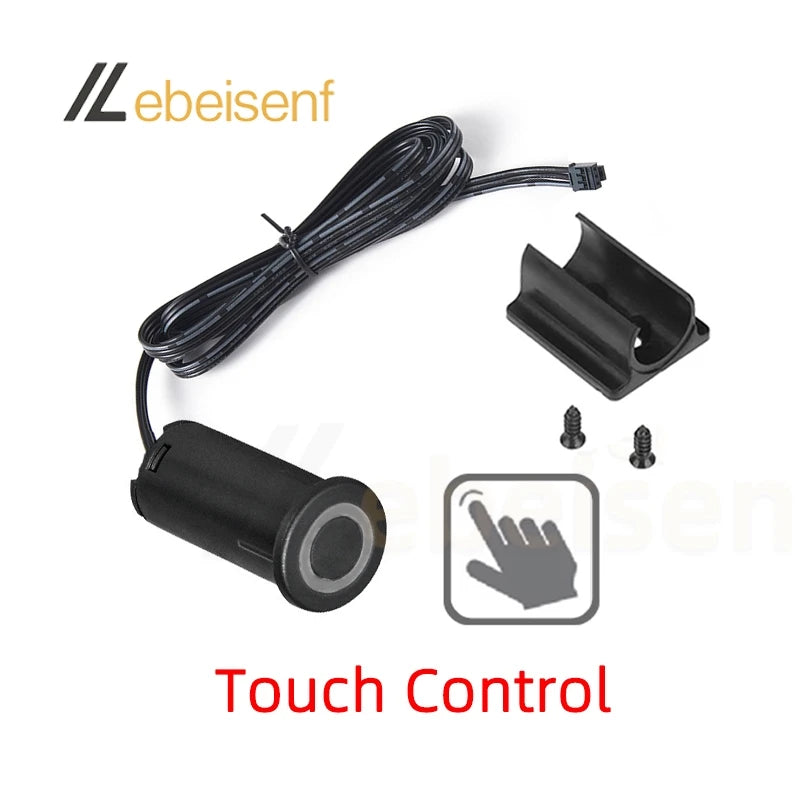 Touch Sensor Switch Hand Sweep Switch 5A 12V-24V IR Motion Sensor Hand Wave Scan Smart LED Closet Cabinet Light/Wardrobe Lamp