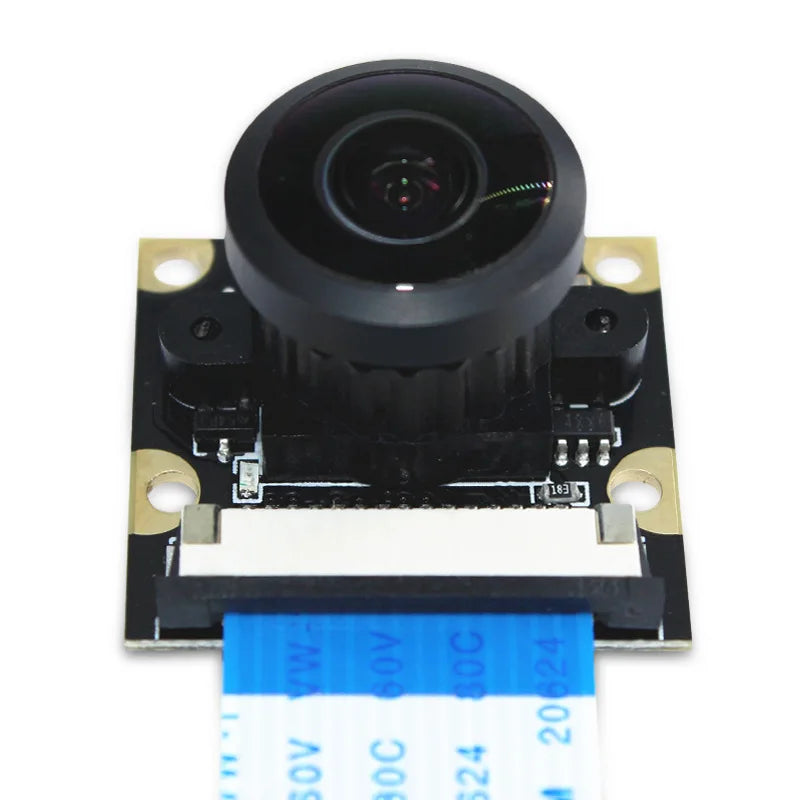 Raspberry Pi 4 Camera 5MP 1080P Night Vision Fisheye IR-CUT Camera Infrared Light OV5647 Webcam for Raspberry Pi 4B 3B+ 3B Zero