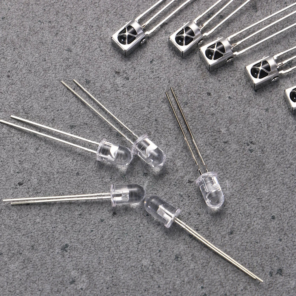 5Pairs Infrared Diode Ir LED Emitter Receiver Durable Kit for Household Appliances Air Conditioning Fan Remote