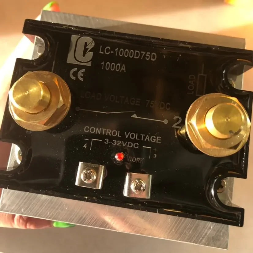 DC Control DC Solid State Relay 500A 1000A With heat sink raditor SSR DC Relay