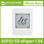 Waveshare ESP32-S3 1.54inch e-Paper AIoT Development Board, 200 × 200, Black / White, Supports Wi-Fi and BLE Dual-mode Communica