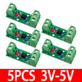 1~20PCS 1 Channel Way Optocoupler Isolation Module PC817 3V-5V 12V 24V Photoelectric Isolator Rail Holder PLC Drive Motor Board