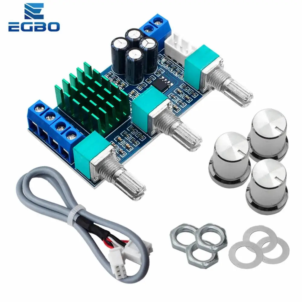 1~2PCS XH-M567 TPA3116D2 Dual-channel Stereo High Power Digital Audio Power Amplifier Board Audio Power Amplifier Board 50W*2