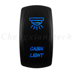 12V 20A Blue Led Car Boat Laser Rocker Switch ON OFF, (ON) OFF, ON OFF ON, (ON) OFF ON, (ON) OFF (ON) Waterproof