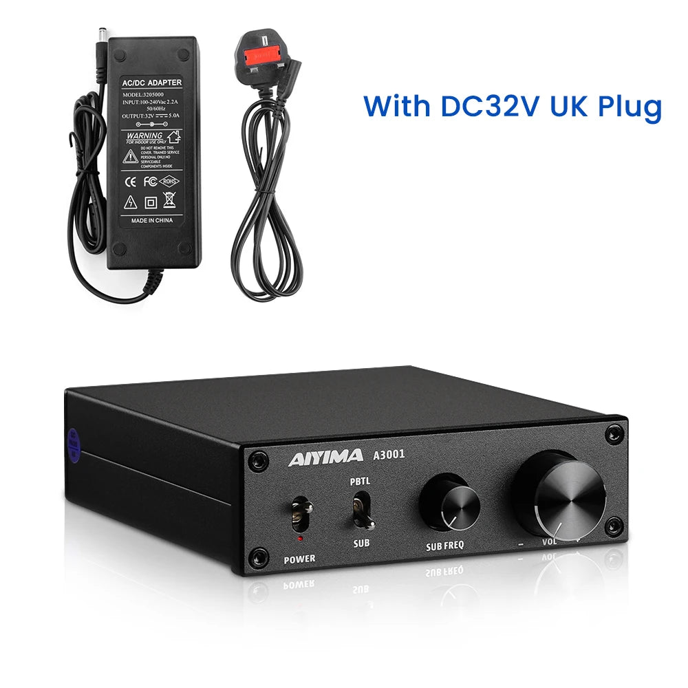 AIYIMA Audio A3001 TPA3255 Subwoofer Amplifier 300W HIFI Speaker Amplifier Mono Sound Power Amplificador Class D Home Audio Amp