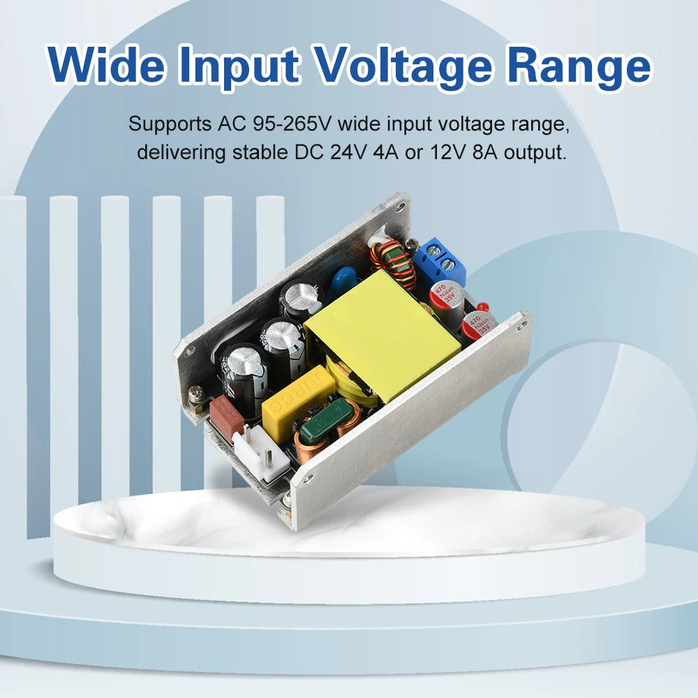 Compact Gallium Nitride Power Module 100W/150W Switching Power Supply Board AC 95-265V to DC 12/24V AC 170-265V to DC 12/24V