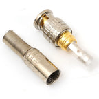 30/5PCS BNC Solderless Connector Q9 HD Video Oscilloscope BNC Male Plug Female Welding Free 75-5 Ohm Monitoring Weldings Cable