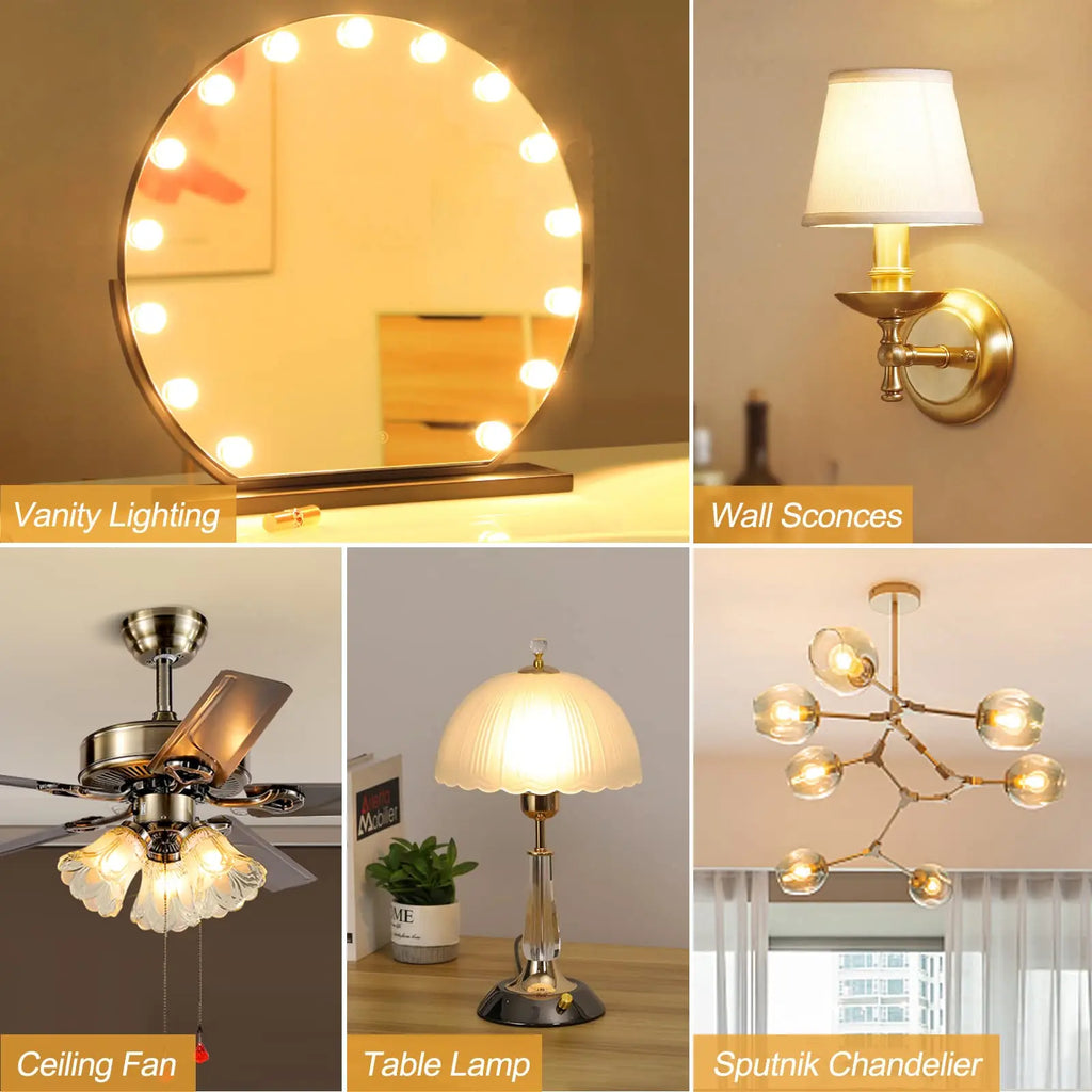 Led Filament Edison Bulb E27 G45 Mini Globe 4W 6W Dimmable Vintage Led Lamp 2700K Warm White For String Light Bulb