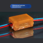 New! 1 Set Waterproof CNP106 IPX8 Mini Gel Wire Connector Junction Box Outdoor Easy Universal Wiring Rainproof Terminal Blocks