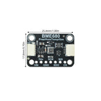 BME688 Sensor Module BME680 Air Quality Sensor VOC Temperature Humidity Pressure Sensor Low‑Power I2C Gas Sensor For Smart Home