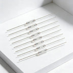 100PCS 3*10MM Fast-Blow Glass Tube Fuse with Lead Wires 0.5A 1A 1.5A 2A 2.5A 3A 4A 5A 250V Axial Fast Glass Fuse with Lead Wire