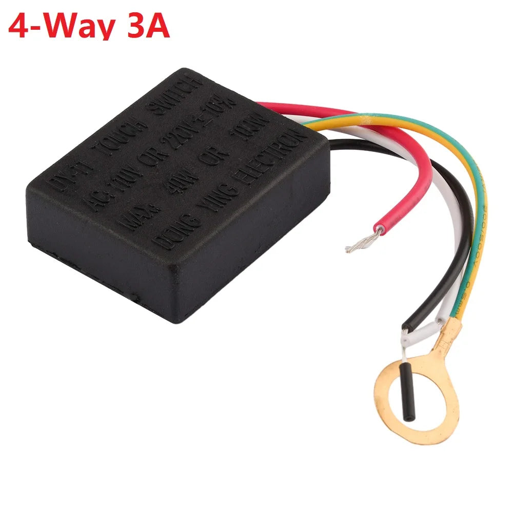 AC 220-240V 1Way/4Way Touch Sensor Switch Desk Light Parts Touch Control Sensor Dimmer for Bulbs Lamp Switch 15-85W Touch Switch