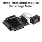 DC 6-80V BLDC Three Phase DC Brushless Motor Controller PWM High Power 1600W 20A Hall Motor Control Driver Board Motor Regulator