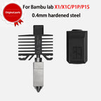 Original Hotend For Bambu Lab X1 X1C P1P P1S Hard Steel Nozzles Bamboo Hotend Thermistor For bambu lab cooling fan P1s X1c Hoend