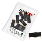 2 3 4 5 6 8 10 12 15 20 40 Female Pin Header Socket Gold Plated Solderless Single Row 2.54mm 2.54 mm 4pin 20pin 40pin Connector