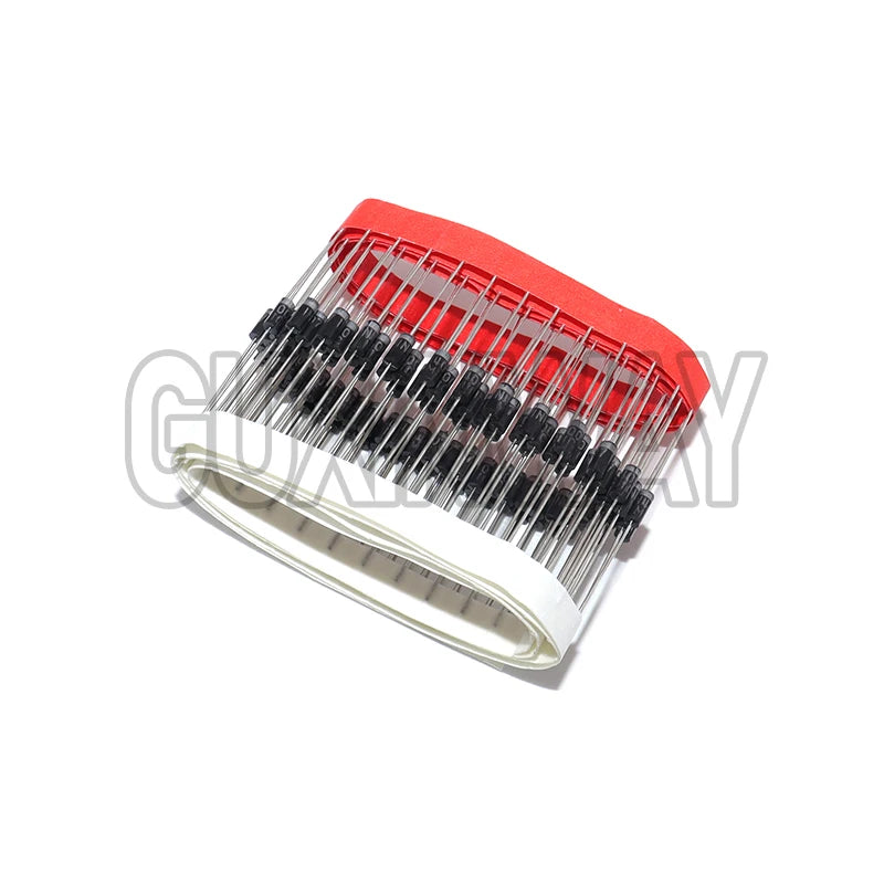 100pcs 1N4007 Rectifier Diode IN4007 1A 1200V DIP DO-41 Schottky Diode