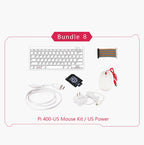 Raspberry Pi 400 Personal Computer or Kit,Quad-core 64-bit Processor 4GB of RAM ,WiFi Dual-display Output For 4K