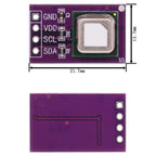 /SCD40 SCD41 Gas Sensor Module Detects CO2 CO2 Temperature and Humidity Two In One I2C Communication Purple with Pin Array