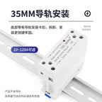 Solid State Relay With Heatsink 40DA Rail-Mount Integrated SSR Module Single-Phase Small 25A DC Control AC 10AA 25AA 40AA 60AA