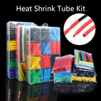 2:1 Heat Shrink Tube Kit Thermoresistant Shrinkage Tubing Wire Wrapping Electrical Connection Cable Insulation Sleeved Protecter