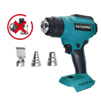 PATUOPRO Adjustable Temperatures Heat Gun 30-550℃ LED Display Cordless Electric Hot Air Gun Power Tools For Makita 18V Battery
