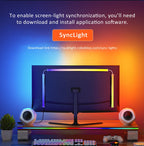 24-34 Inch USB PC LED Strip Lights Computer Sync Light Strip Monitor RGB Screen LED Backlight for Gaming Room Atmosphere Decor