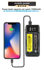 LiitoKala Lii-MP2 21700 18650 Power Bank QC3.0 Fast Charging Type-C INPUT USB Charger 20700 Mobile Power LCD Battery Charger