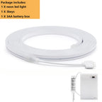 5V Bluetooth RGB LED Neon Strip Light 1M 2M 3M 3AA Battery Box 17Key 24key 44key Remote Control 108Leds/M Waterproof Room Decor