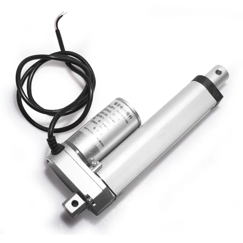 DC 12V 24V 100N to 1000N Linear Actuator 20mm 30mm 50mm 100mm Stroke Linear Drive Electric Motor Linear Motor 10mm/s Speed