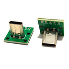 Vertical USB Type C Female Socket Patch Board 14P to 2.54 5P Circuit Board Data Test Board Type-c Usb C Connector