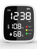 1PC DM77 Indoor CO2 Detector Air Quality Monitor Infrared NDIR Detector with  Temperature Humidity  Detection