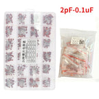 Ceramic Capacitor Kit Set 300pcs/960pcs 2pF-0.1uF Electronic Components Capacitor Assorted Kit IC Samples for DIY Electronics