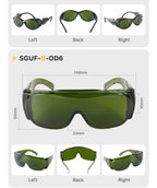Cloudray 1064nm OD6+ Laser Safety Goggles Protective Glasses Shield Protection Eyewear For YAG DPSS Fiber Laser