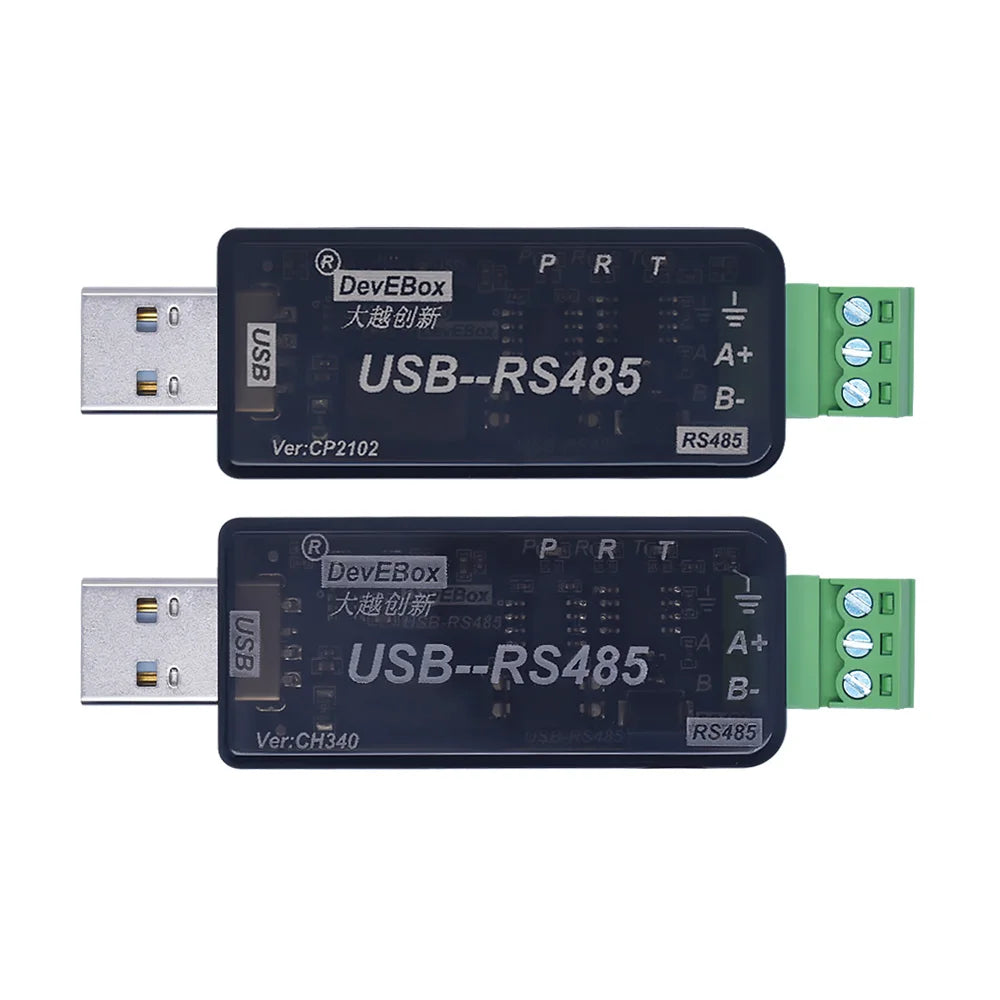 NEW CH340 CP2102 USB to RS485 serial port Industrial grade1500VRms transmission distance up to 1200 meters tested under 9600bps