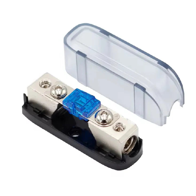 Plug-In Amplifier Fuse Holder 30-150A Car Power Cord Audio Modified Fuse Holder