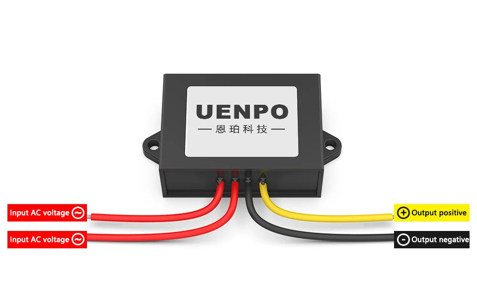 AC12V to DC12V 1A 2A 5A AC to DC Power Module AC36V24V to 12V Monitoring Transformer Waterproof Converter CE RoHS FCC
