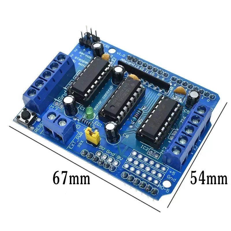 5PCS L293D Stepper Motor Driver Board Control Shield Module Motor Drive Expansion Board For arduino Mega2560 4-Channel