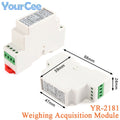 YR-2181 Guide Rail Electronic Scale Weighing Signal Pressure Sensor Conversion Acquisition RS485 Interface Modbus Rtu Protocol