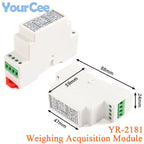 YR-2181 Guide Rail Electronic Scale Weighing Signal Pressure Sensor Conversion Acquisition RS485 Interface Modbus Rtu Protocol
