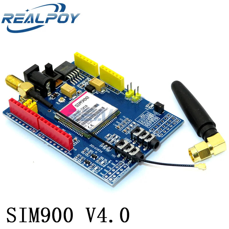 SIM900A / SIM900 V4.0 GPRS/GSM Shield Development Board Quad-Band Module For Arduino Compatible