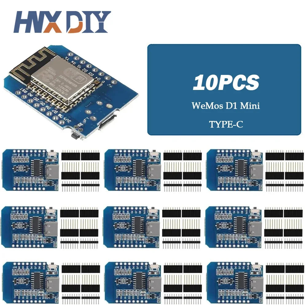 1-10PCS D1 Mini Nodemcu ESP8266 ESP-12 ESP-12F CH340 V2 Usb Wemos Wifi Development Board D1 Mini Nodemcu Lua Iot Board 3.3V
