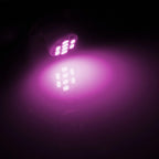 10x Pink RV T10 W5W Reverse Light Backup Bulb 8 Emitters 1206 SMD LED 1252 2450 2652 A037-P