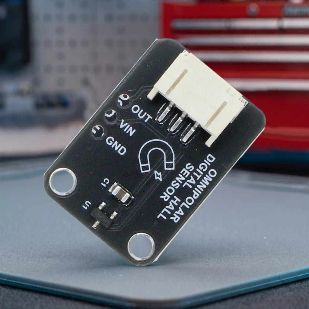DRV5032 Digital Hall Effect Sensor Module 1.6μA Low Power Open Drain 25x18mm Board