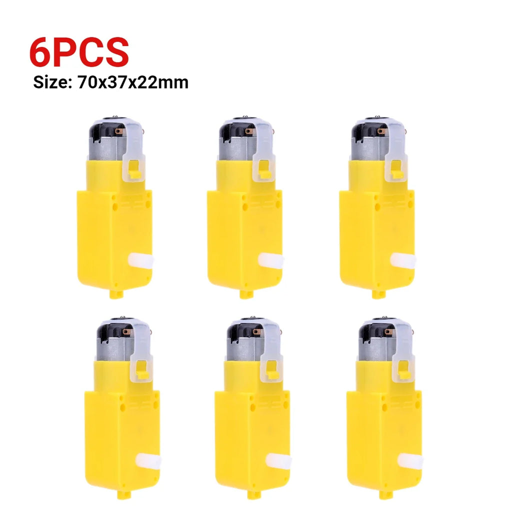 1-10PCS DC 3-12V TT Module Intelligent Dual Shaft Gearmotor Gearbox Motor for DIY Smart Car Robot