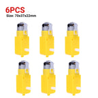 1-10PCS DC 3-12V TT Module Intelligent Dual Shaft Gearmotor Gearbox Motor for DIY Smart Car Robot